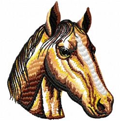 Horses Embroidery Design 2 Horses Embroidery Design 2